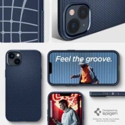 Spigen Apple|Iphone 14-Etui Liquid Air iPhone 14 Navy Blue