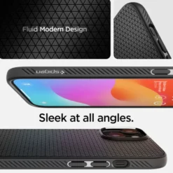 Spigen Iphone 15 Plus|Apple-Etui Liquid Air iPhone 15 Plus Matte Black Case