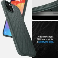 Spigen Iphone 15|Apple-Etui Liquid Air iPhone 15 Abyss Green Case
