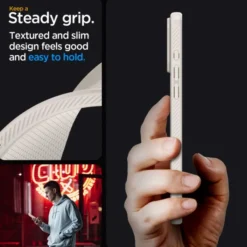 Spigen Iphone 15 Pro|Apple-Etui Liquid Air iPhone 15 Pro Natural Titanium