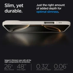 Spigen Iphone 16 Pro Max|Apple-ETUI LIQUID AIR IPHONE 16 PRO MAX NATURAL TITANIUM