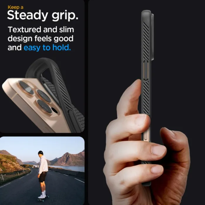 Spigen Iphone 16 Pro Max|Apple-ETUI LIQUID AIR IPHONE 16 PRO MAX MATTE BLACK