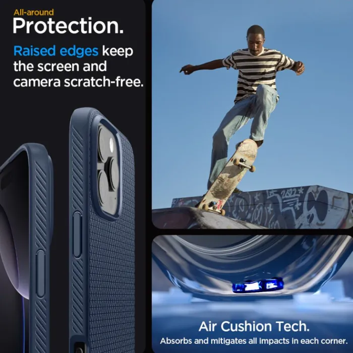 Spigen Iphone 16 Pro Max|Apple-ETUI LIQUID AIR IPHONE 16 PRO MAX NAVY BLUE
