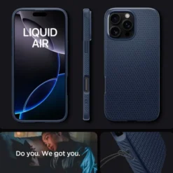 Spigen Iphone 16 Pro Max|Apple-ETUI LIQUID AIR IPHONE 16 PRO MAX NAVY BLUE
