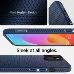 Spigen Iphone 15|Apple-Etui Liquid Air iPhone 15 Navy Blue Case