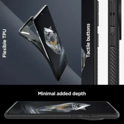 Spigen 12|Oneplus-Etui Liquid Air Oneplus 12 Matte Black Case
