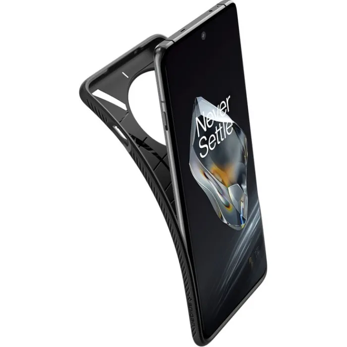 Spigen 12|Oneplus-Etui Liquid Air Oneplus 12 Matte Black Case