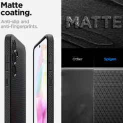 Spigen Samsung|Galaxy A35 5G-Etui Liquid Air Samsung Galaxy A35 5g Matte Black Case