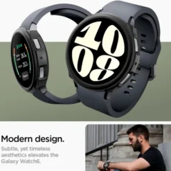 Spigen Galaxy Watch 6 40Mm|Samsung-Etui Liquid Air Samsung Galaxy Watch 6 (40 MM) Matte Black Case