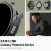 Spigen Galaxy Watch 6 44Mm|Samsung-Etui Liquid Air Samsung Galaxy Watch 6 (44 MM) Matte Black Case