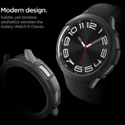 Spigen Galaxy Watch 6 Classic 47Mm|Samsung-Etui Liquid Air Samsung Galaxy Watch 6 Classic (47 MM) Matte Black Case