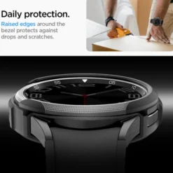 Spigen Galaxy Watch 6 Classic 43Mm|Samsung-Etui Liquid Air Samsung Galaxy Watch 6 Classic (43 MM) Matte Black Case