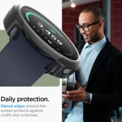Spigen Samsung|Galaxy Watch 7 44Mm-ETUI LIQUID AIR SAMSUNG GALAXY WATCH 7 (44 MM) MATTE BLACK