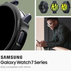 Spigen Samsung|Galaxy Watch 7 44Mm-ETUI LIQUID AIR SAMSUNG GALAXY WATCH 7 (44 MM) MATTE BLACK