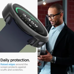 Spigen Galaxy Watch 7 40Mm|Samsung-ETUI LIQUID AIR SAMSUNG GALAXY WATCH 7 (40 MM) MATTE BLACK