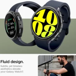 Spigen Galaxy Watch 7 40Mm|Samsung-ETUI LIQUID AIR SAMSUNG GALAXY WATCH 7 (40 MM) MATTE BLACK