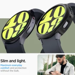 Spigen Galaxy Watch 7 40Mm|Samsung-ETUI LIQUID AIR SAMSUNG GALAXY WATCH 7 (40 MM) MATTE BLACK