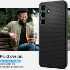 Spigen Samsung|Galaxy S24 Plus-Etui Liquid Air Samsung Galaxy S24+ Plus Matte Black Case