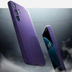 Spigen Samsung|Galaxy S24-Etui Liquid Air Samsung Galaxy S24 Deep Purple Case