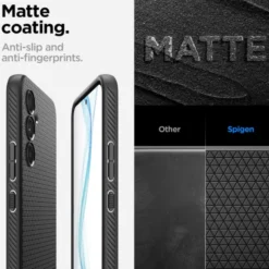 Spigen Samsung|Galaxy A54-Etui Liquid Air Samsung A54 5g Matte Black Czarny Case