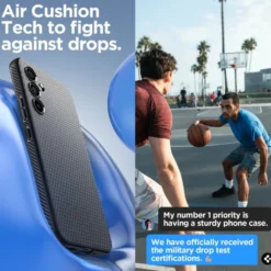Spigen Samsung|Galaxy A54-Etui Liquid Air Samsung A54 5g Matte Black Czarny Case