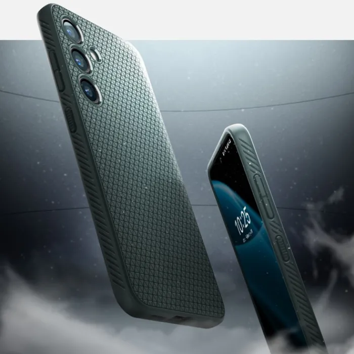 Spigen Samsung|Galaxy S24-Etui Liquid Air Samsung Galaxy S24 Abyss Green Case