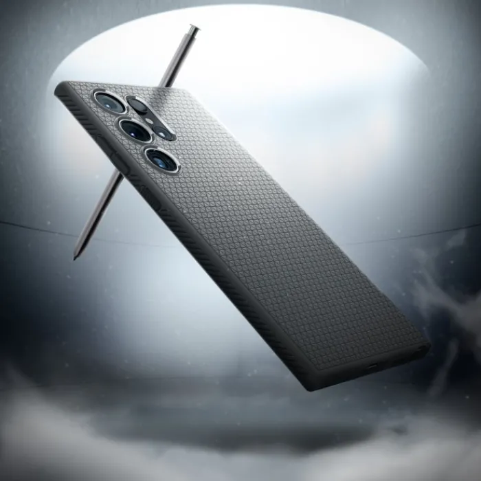 Spigen Samsung|Galaxy S24 Ultra-Etui Liquid Air Samsung Galaxy S24 Ultra Marble Grey Case