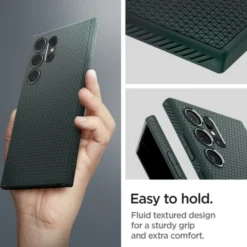 Spigen Samsung|Galaxy S24 Ultra-Etui Liquid Air Samsung Galaxy S24 Ultra Abyss Green Case