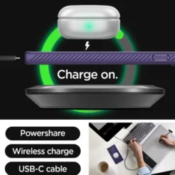 Spigen Samsung|Galaxy S24 Ultra-Etui Liquid Air Samsung Galaxy S24 Ultra Deep Purple Case