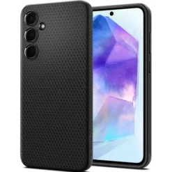 Spigen Samsung|Galaxy A55-Etui Liquid Air Samsung Galaxy A55 5g Matte Black Case