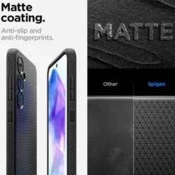 Spigen Samsung|Galaxy A55-Etui Liquid Air Samsung Galaxy A55 5g Matte Black Case