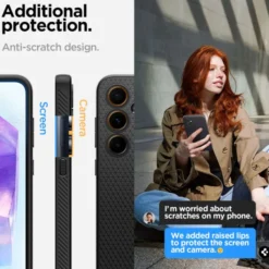 Spigen Samsung|Galaxy A55-Etui Liquid Air Samsung Galaxy A55 5g Matte Black Case