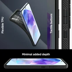 Spigen Samsung|Galaxy A55-Etui Liquid Air Samsung Galaxy A55 5g Matte Black Case