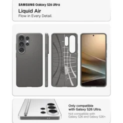 Spigen Samsung|Galaxy S26 Ultra-ETUI LIQUID AIR SAMSUNG GALAXY S26 ULTRA MARBLE GREY