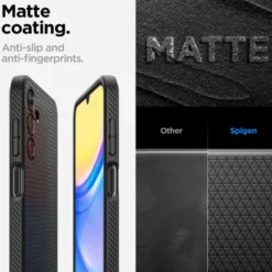 Spigen Samsung|Galaxy A15-Etui Liquid Air Samsung Galaxy A15 4g / 5g Matte Black Case