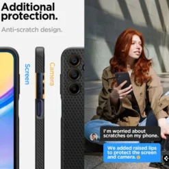 Spigen Samsung|Galaxy A15-Etui Liquid Air Samsung Galaxy A15 4g / 5g Matte Black Case