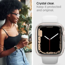 Spigen Apple Watch Se 2024 40Mm|Apple Watch 9 41Mm-Etui Liquid Crystal Apple Watch 6 7 8 9 SE 2022 40mm 41mm Przezroczyste