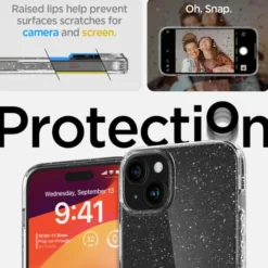 Spigen Iphone 15 Plus|Apple-Etui Liquid Crystal iPhone 15 Plus Glitter Crystal Case