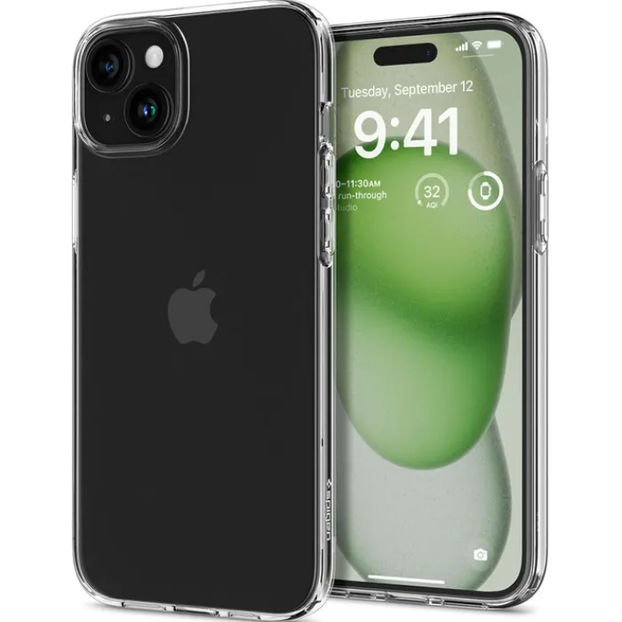 Spigen Iphone 15 Plus|Apple-Etui Liquid Crystal iPhone 15 Plus Crystal Clear Case