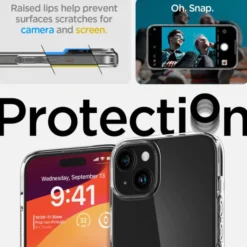 Spigen Iphone 15 Plus|Apple-Etui Liquid Crystal iPhone 15 Plus Crystal Clear Case