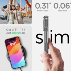 Spigen Iphone 15|Apple-Etui Liquid Crystal iPhone 15 Crystal Clear Case