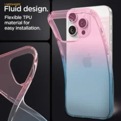 Spigen Iphone 15 Pro|Apple-Etui Liquid Crystal iPhone 15 Pro Gradation Pink Case