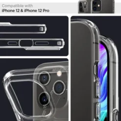 Spigen Iphone 12 Pro|Apple-Etui Liquid Crystal iPhone 12 12 Pro Crystal Clear Przeźroczyste Case