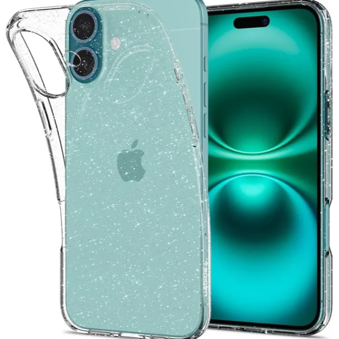 Spigen Iphone 16 Plus|Apple-ETUI LIQUID CRYSTAL IPHONE 16 PLUS GLITTER CRYSTAL