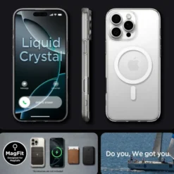 Spigen Apple|Magsafe-ETUI LIQUID CRYSTAL MAG MAGSAFE IPHONE 16 PRO CLEAR