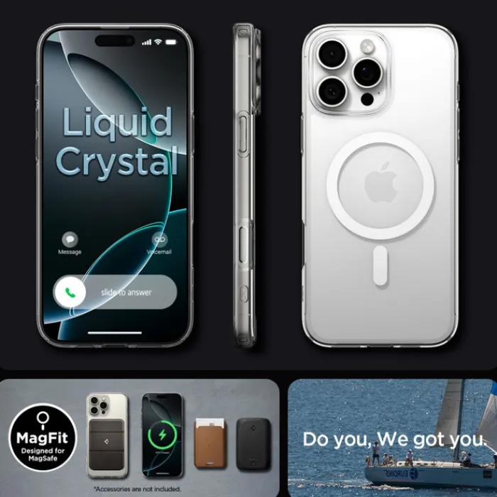 Spigen Apple|Magsafe-ETUI LIQUID CRYSTAL MAG MAGSAFE IPHONE 16 PRO CLEAR