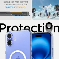 Spigen Iphone 16 Plus|Iphone 16 Plus-Etui LIQUID CRYSTAL MAG MAGSAFE IPHONE 16 PLUS CLEAR