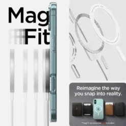 Spigen Iphone 16 Plus|Iphone 16 Plus-Etui LIQUID CRYSTAL MAG MAGSAFE IPHONE 16 PLUS CLEAR