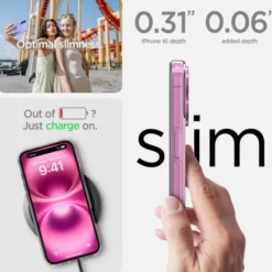 Spigen Iphone 16 Plus|Iphone 16 Plus-Etui LIQUID CRYSTAL MAG MAGSAFE IPHONE 16 PLUS CLEAR