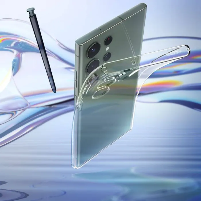 Spigen Samsung|Galaxy S23 Ultra-Etui Liquid Crystal Samsung S23 Ultra Crystal Clear Przezroczysty Case